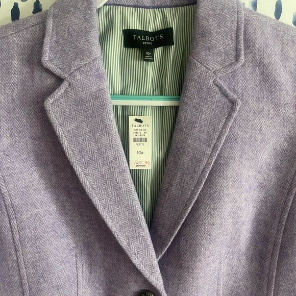 NWT Talbots Shetland Blazer - Picture 5 of 9